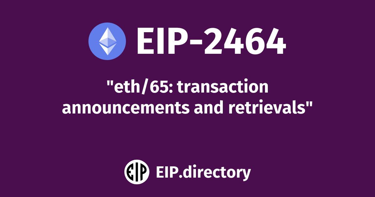 EIP-2464: 